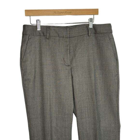 Talbots Women’s Brown Houndstooth Wool Blend Dress Pants, Size 12p, Pre-owned - Picture 3 of 7